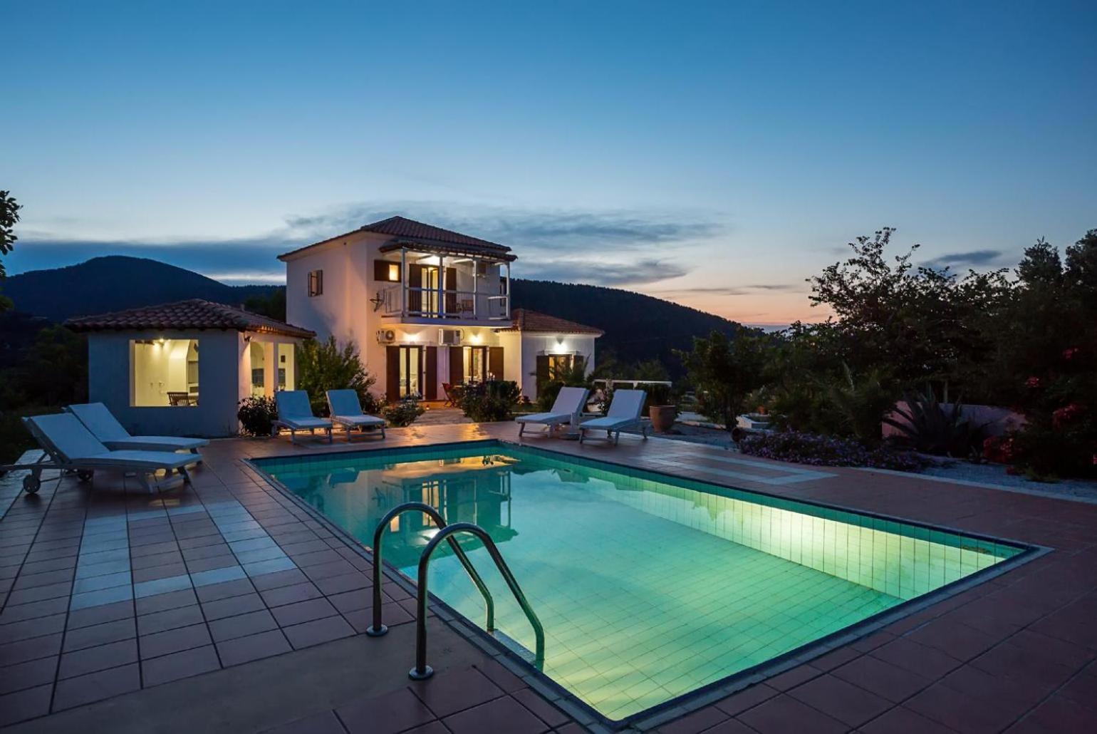 Villa Glafki Panormos  Экстерьер фото