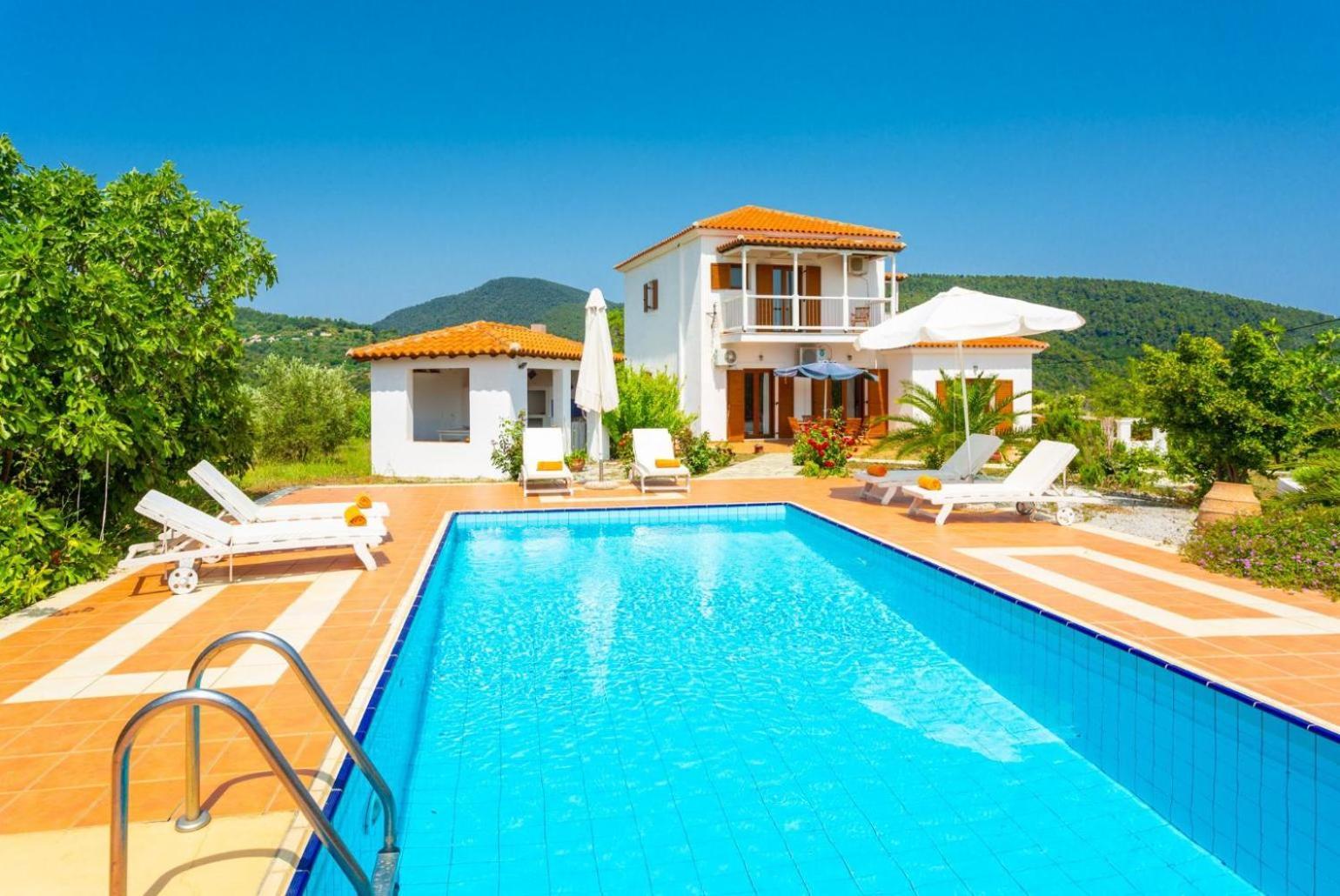 Villa Glafki Panormos  Экстерьер фото