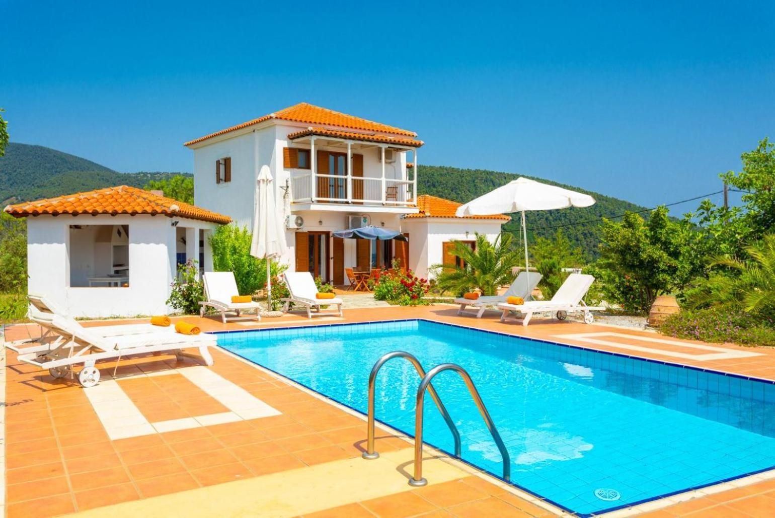 Villa Glafki Panormos  Экстерьер фото