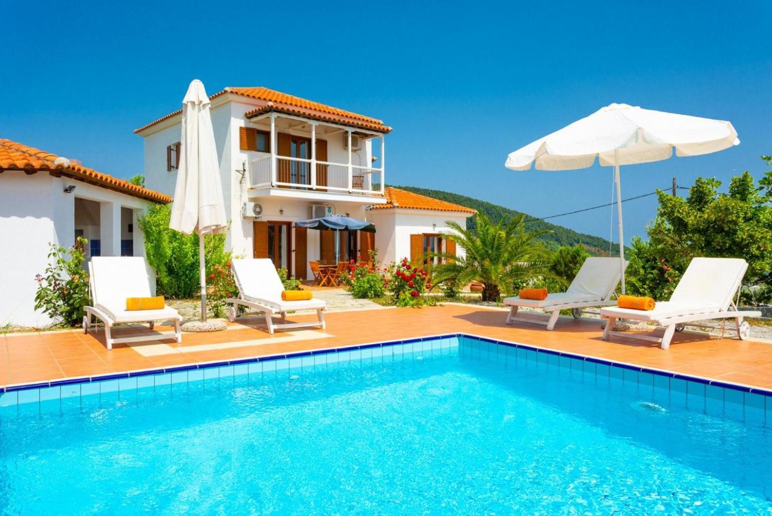 Villa Glafki Panormos  Экстерьер фото
