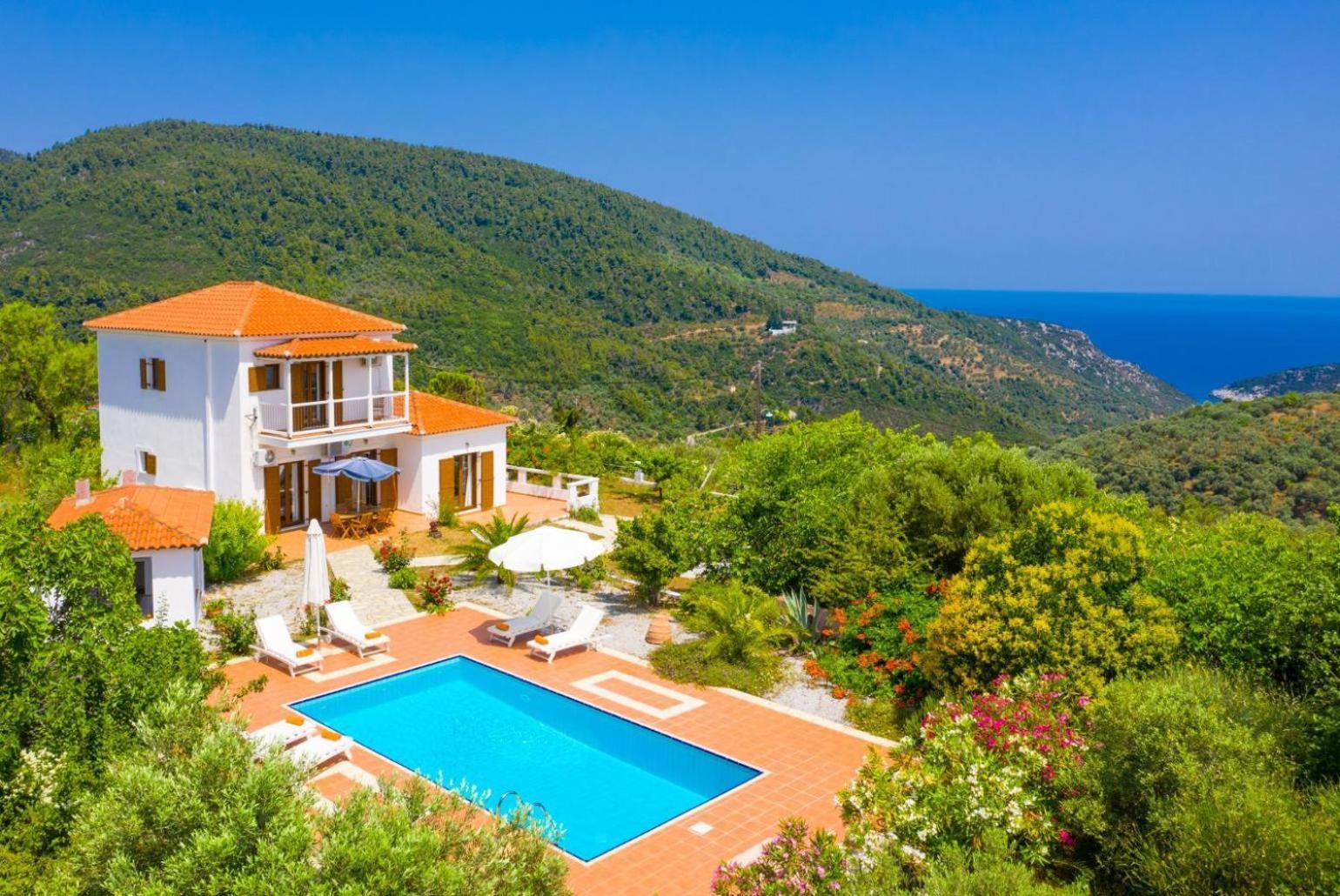 Villa Glafki Panormos  Экстерьер фото